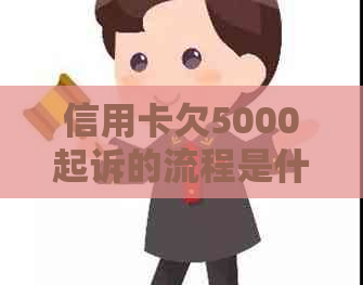 信用卡欠5000起诉的流程是什么
