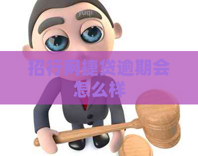 招行网捷贷逾期会怎么样