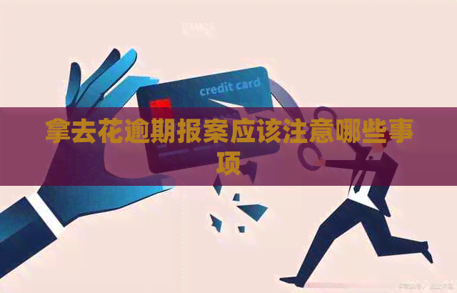 拿去花逾期报案应该注意哪些事项