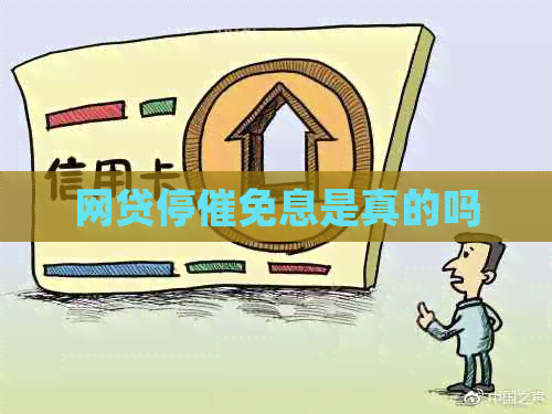 网贷停催免息是真的吗