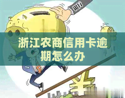 浙江农商信用卡逾期怎么办