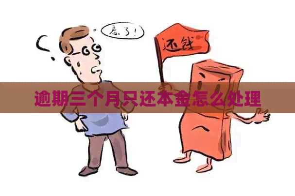 逾期三个月只还本金怎么处理