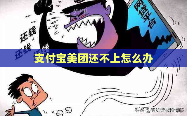 支付宝美团还不上怎么办