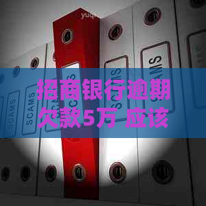 招商银行逾期欠款5万 应该怎么处理