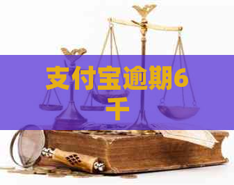 支付宝逾期6千