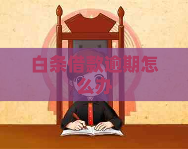 白条借款逾期怎么办