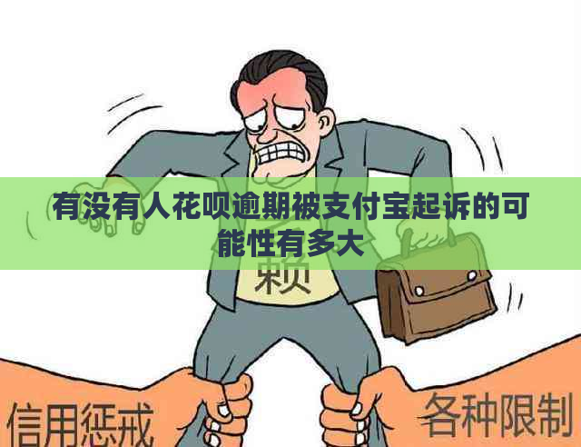 有没有人信用卡逾期被支付宝起诉的可能性有多大