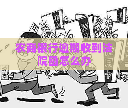 农商银行逾期收到法院函怎么办
