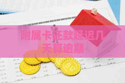 附属卡还款延迟几天算逾期