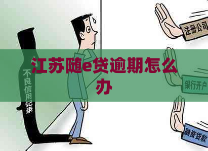 江苏随e贷逾期怎么办