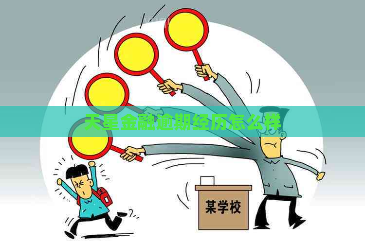 天星金融逾期经历怎么样