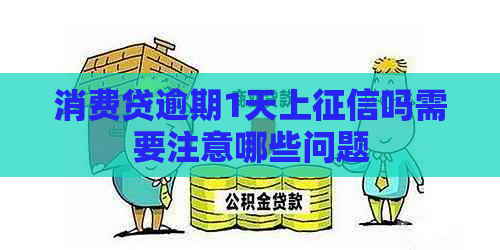 消费贷逾期1天上吗需要注意哪些问题