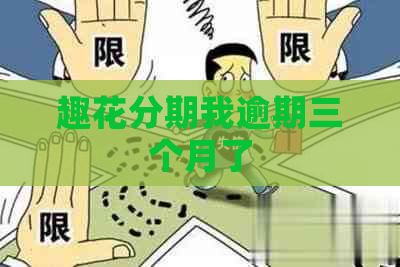趣花分期我逾期三个月了