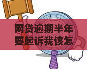 网贷逾期半年要起诉我该怎么办