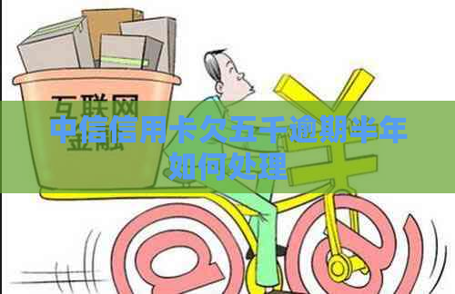 中信信用卡欠五千逾期半年如何处理