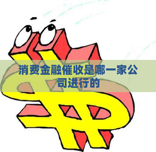 消费金融是哪一家公司进行的