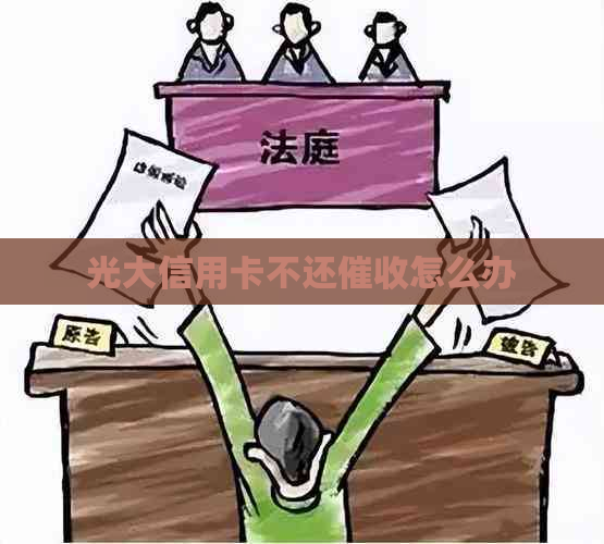 光大信用卡不还怎么办