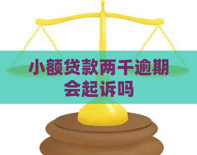 小额贷款两千逾期会起诉吗