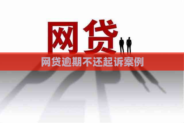 网贷逾期不还起诉案例