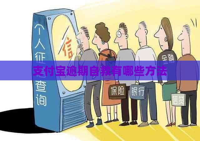 支付宝逾期自救有哪些方法