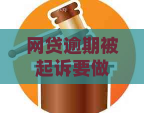网贷逾期被起诉要做什么