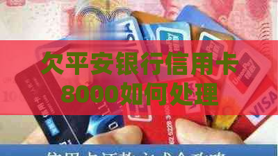 欠平安银行信用卡8000如何处理