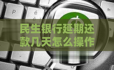 民生银行延期还款几天怎么操作