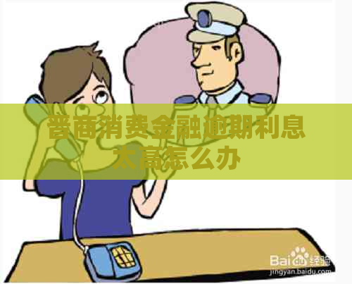 晋商消费金融逾期利息太高怎么办