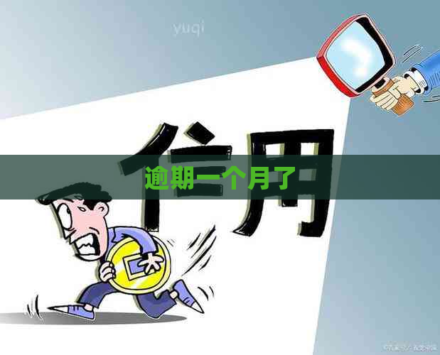 逾期一个月了