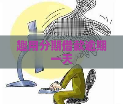 趣用分期借款逾期一天