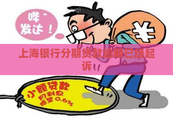上海银行分期贷款逾期已经起诉