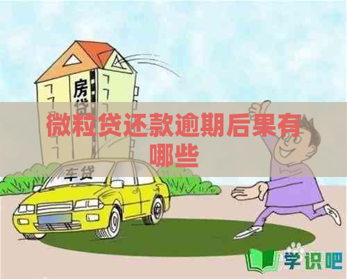 微粒贷还款逾期后果有哪些