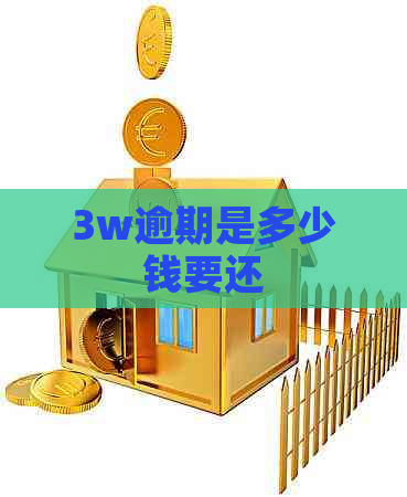 3w逾期是多少钱要还