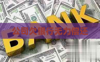 公司欠银行无力偿还