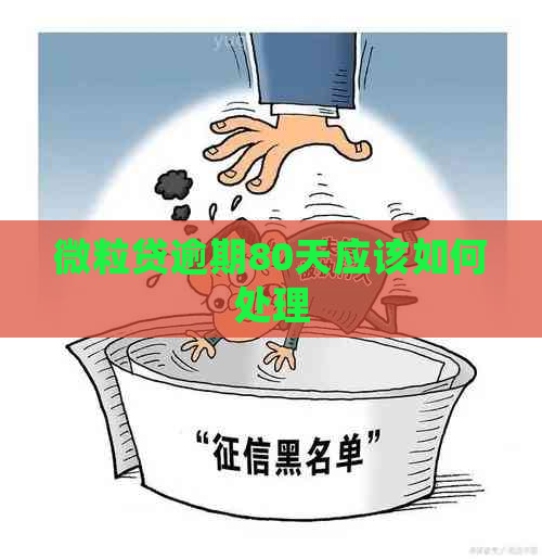 微粒贷逾期80天应该如何处理