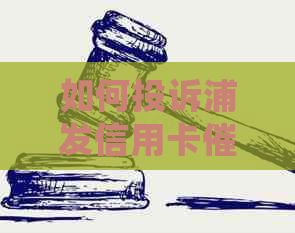 如何投诉浦发信用卡电话最有效：详细步骤与建议