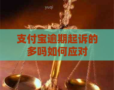 支付宝逾期起诉的多吗如何应对