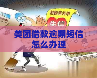美团借款逾期短信怎么办理