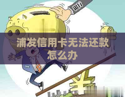 浦发信用卡无法还款怎么办