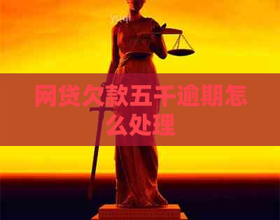 网贷欠款五千逾期怎么处理