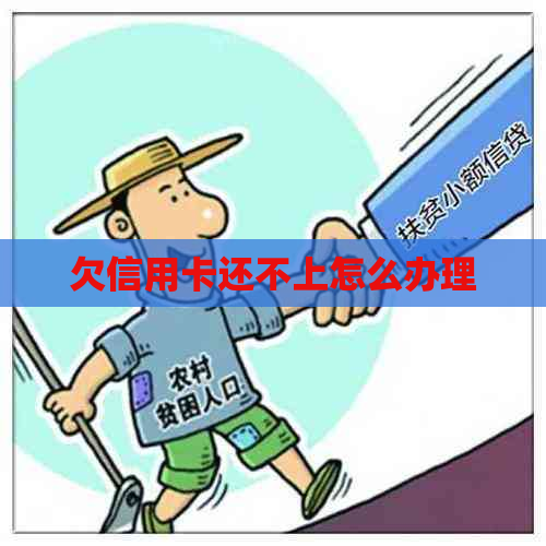 欠信用卡还不上怎么办理
