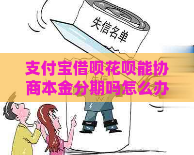 支付宝网贷信用卡能协商本金分期吗怎么办