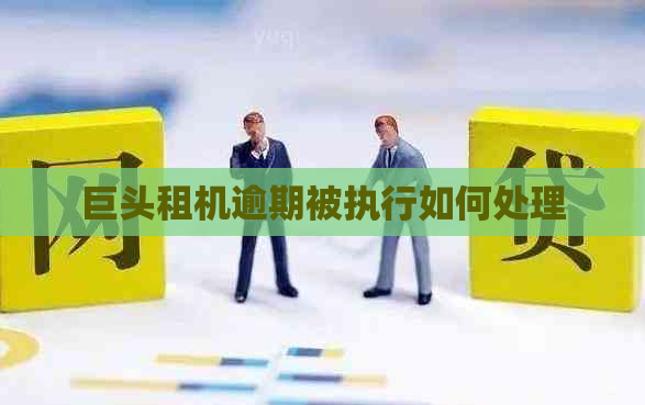 巨头租机逾期被执行如何处理