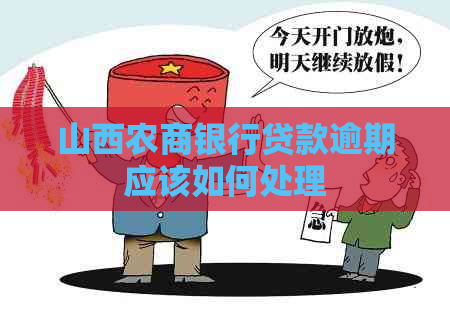 山西农商银行贷款逾期应该如何处理