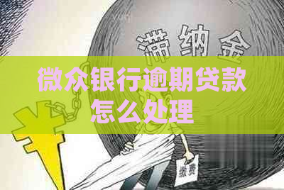 微众银行逾期贷款怎么处理