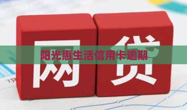 阳光惠生活信用卡逾期