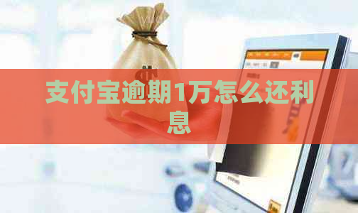 支付宝逾期1万怎么还利息