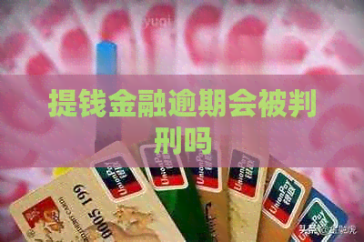 提钱金融逾期会被判刑吗