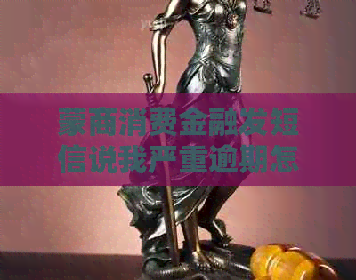 蒙商消费金融发短信说我严重逾期怎么办理