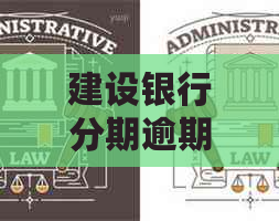建设银行分期逾期3个月怎么办理